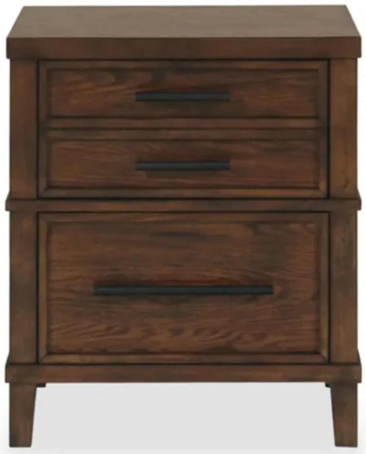 Horizons 2-Drawer Nightstand in Amber