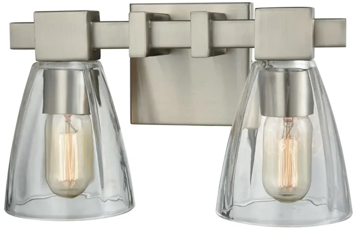 Ensley 12'' Wide 2-Light Vanity Light