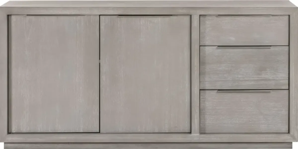 Oxford Three-Drawer Sideboard in Mineral