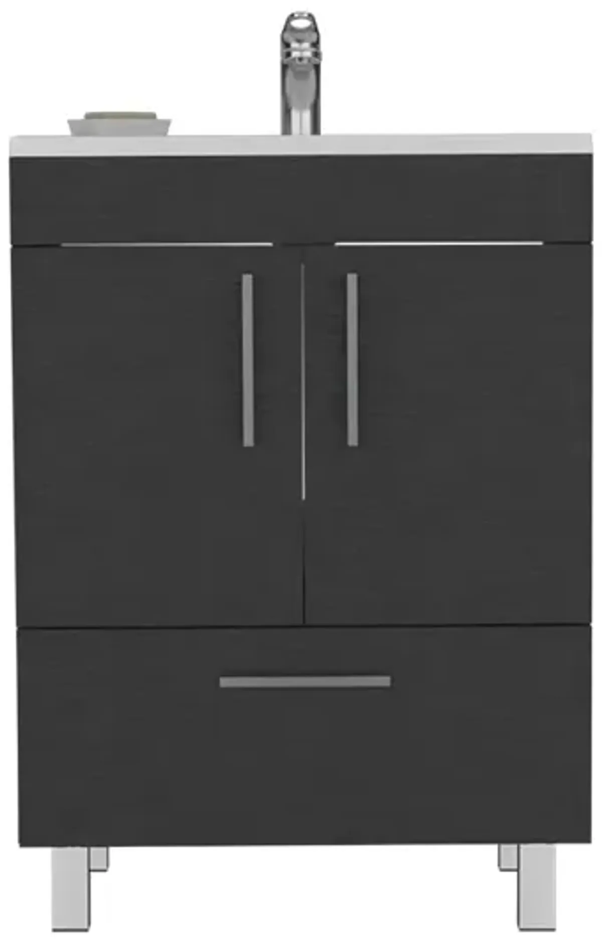 Single Bathroom Vanity Mayorca, Bathroom, Black