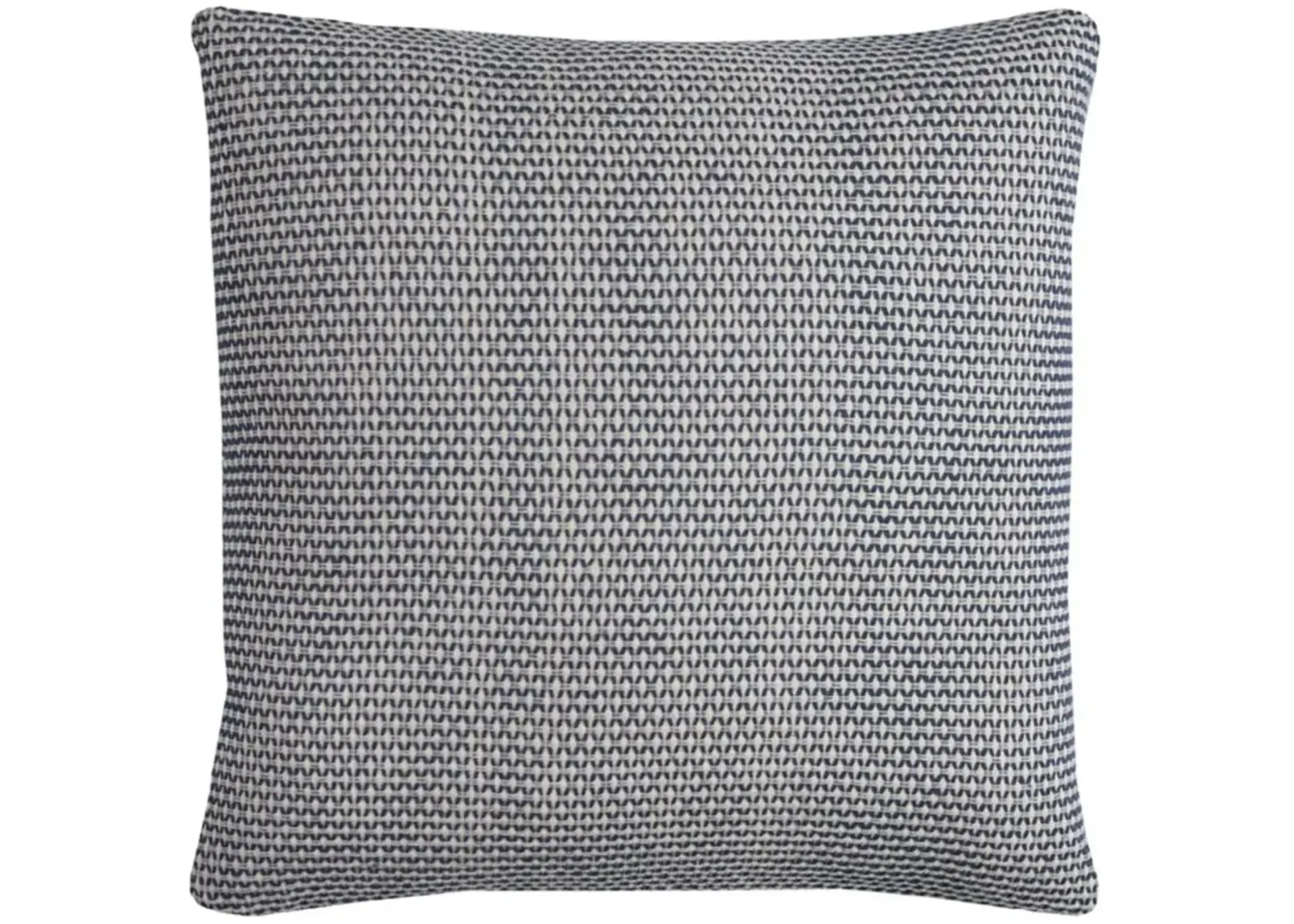 Homezia Indigo Ivory Scaled Diamond Pattern Throw Pillow