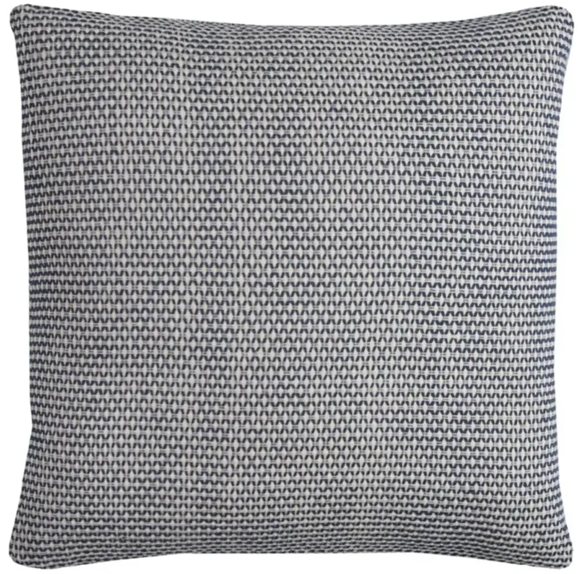 Homezia Indigo Ivory Scaled Diamond Pattern Throw Pillow