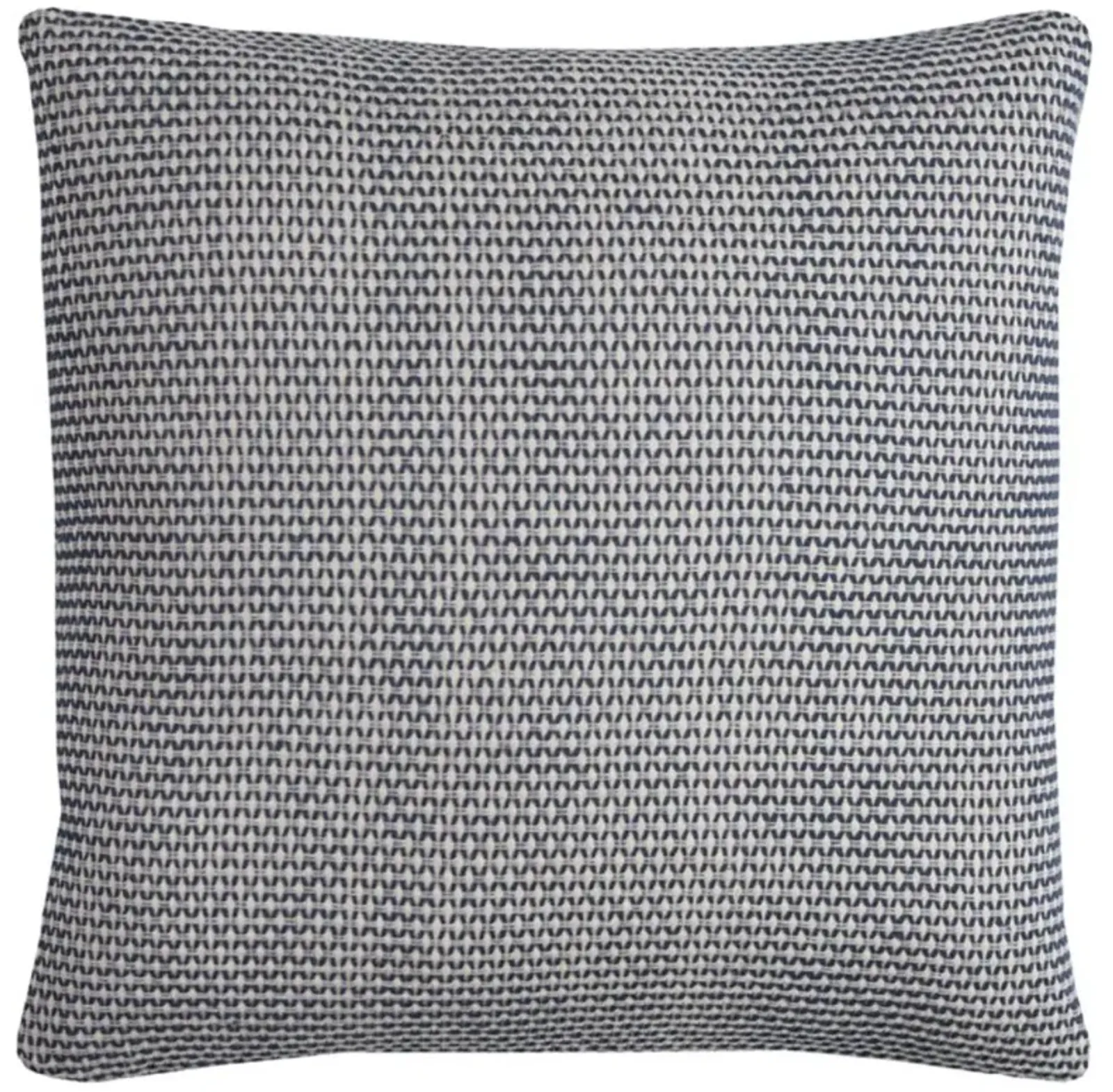 Hivvago Indigo Ivory Scaled Diamond Pattern Throw Pillow