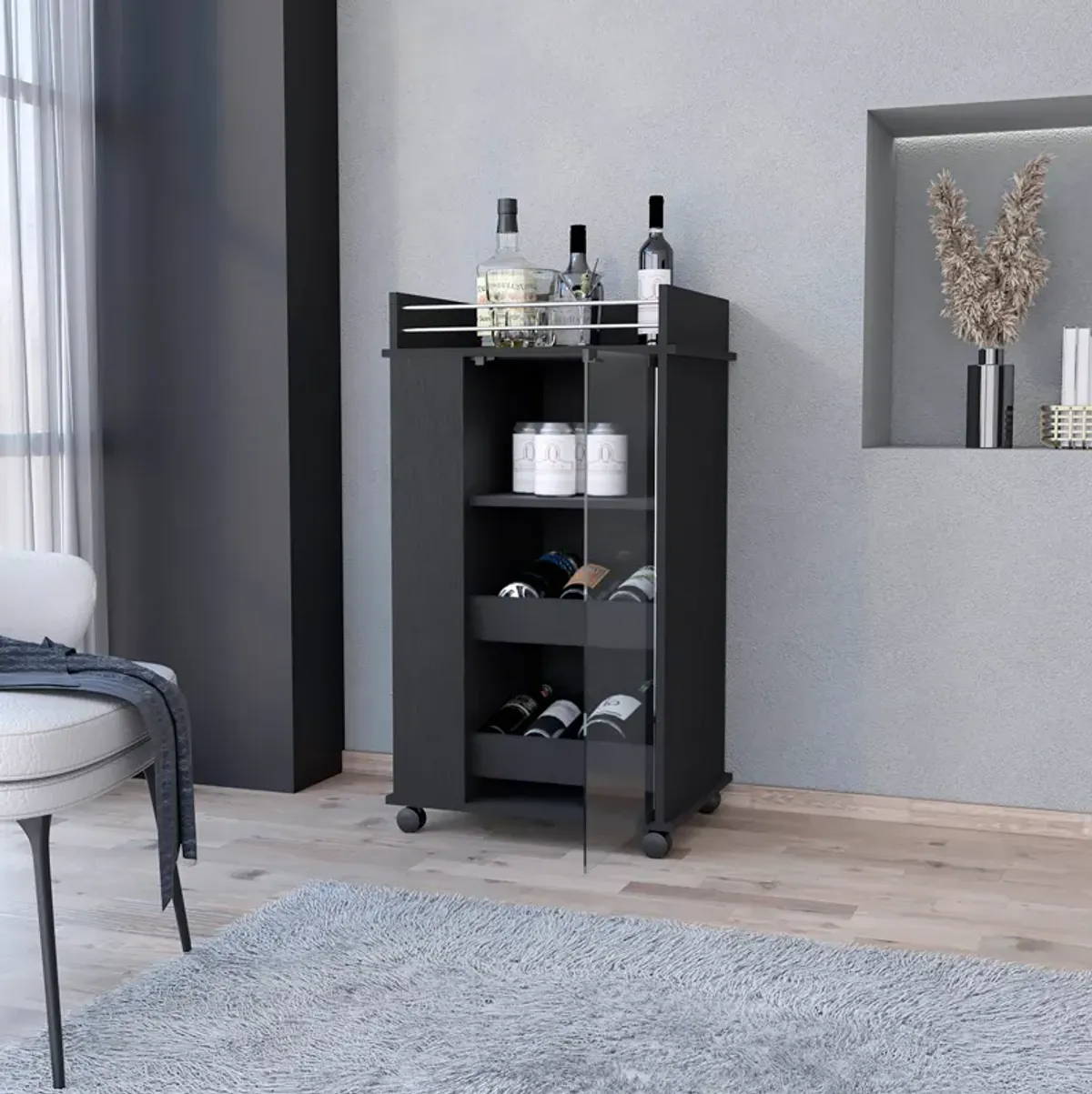 Lusk Bar Cart