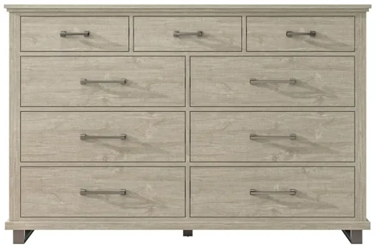 FESTIVO 64 in. Wide 9-Drawer Dresser