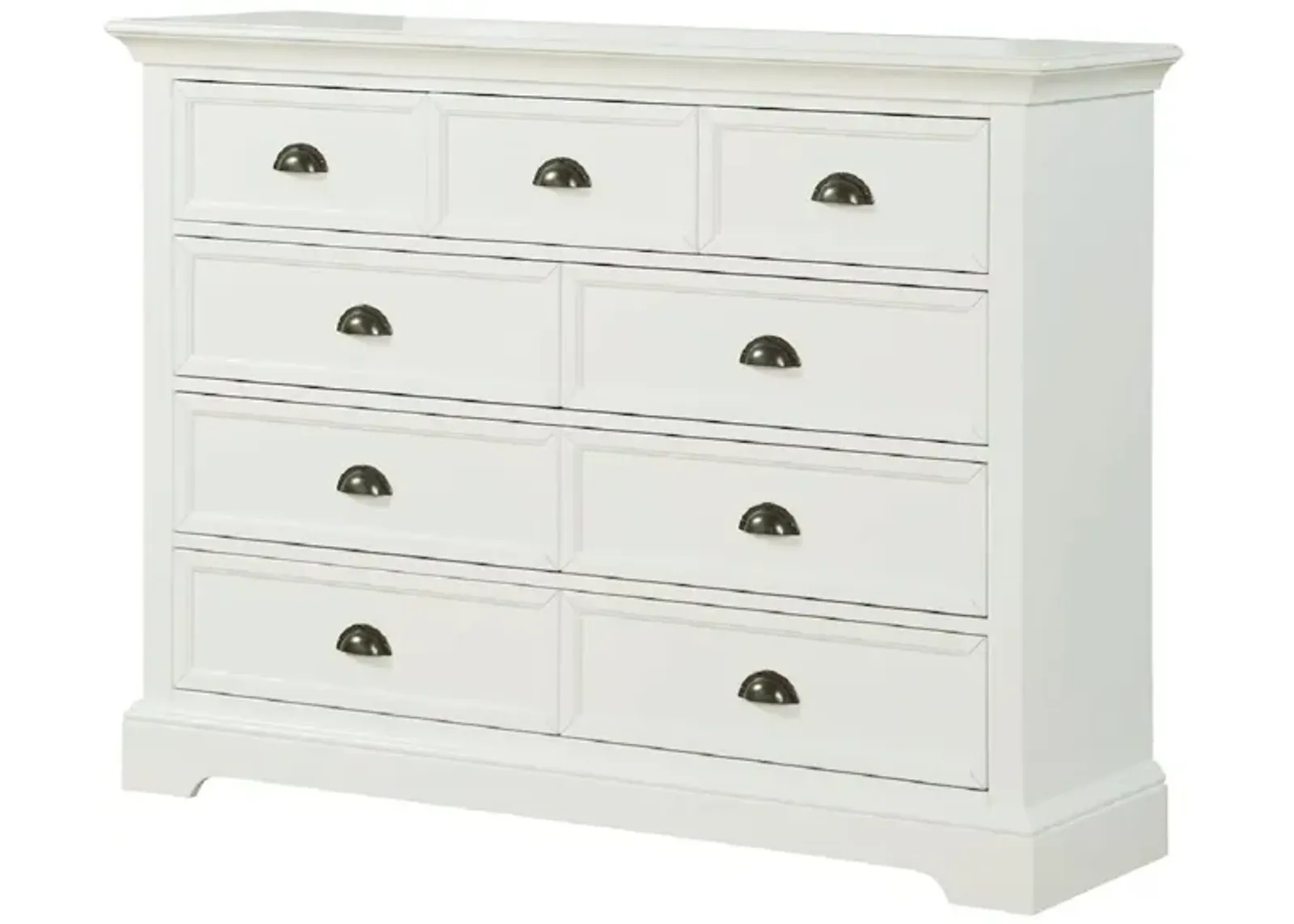 Tamarack 9-Drawer Dresser in White