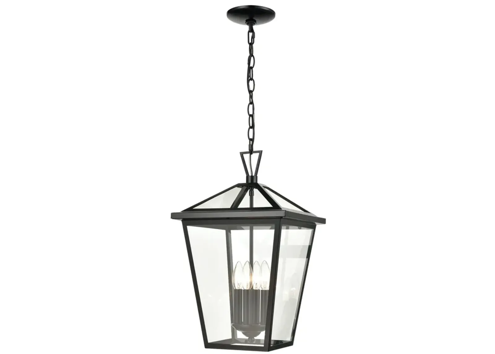 Main Street 12'' Wide 4-Light Outdoor Pendant