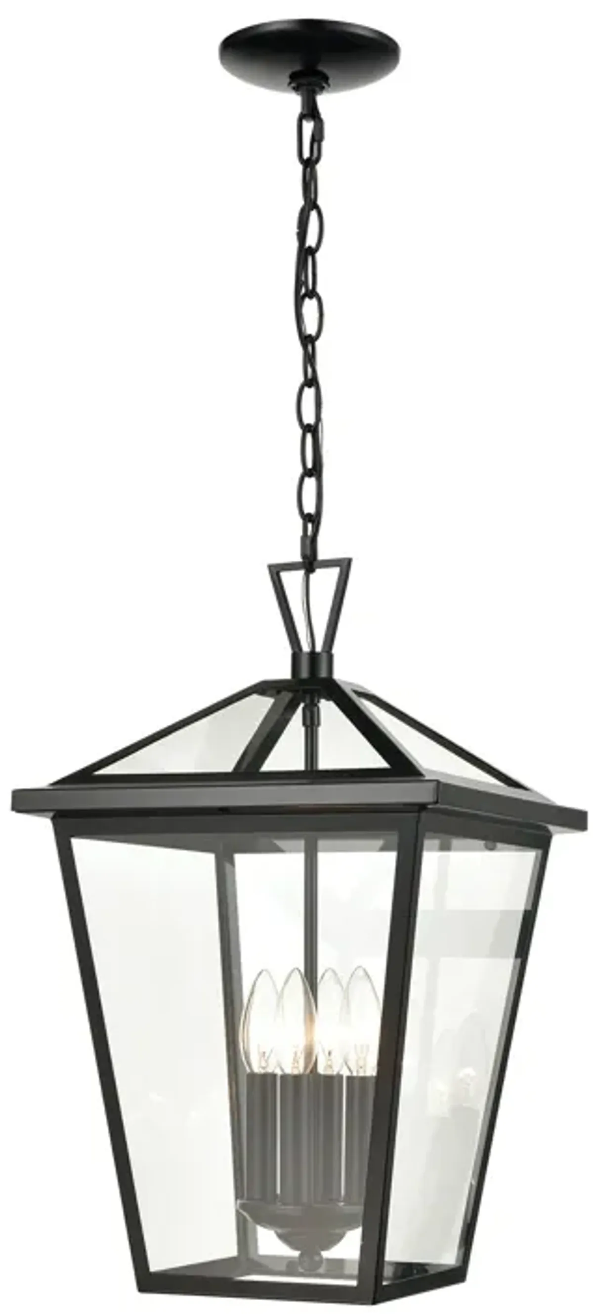 Main Street 12'' Wide 4-Light Outdoor Pendant