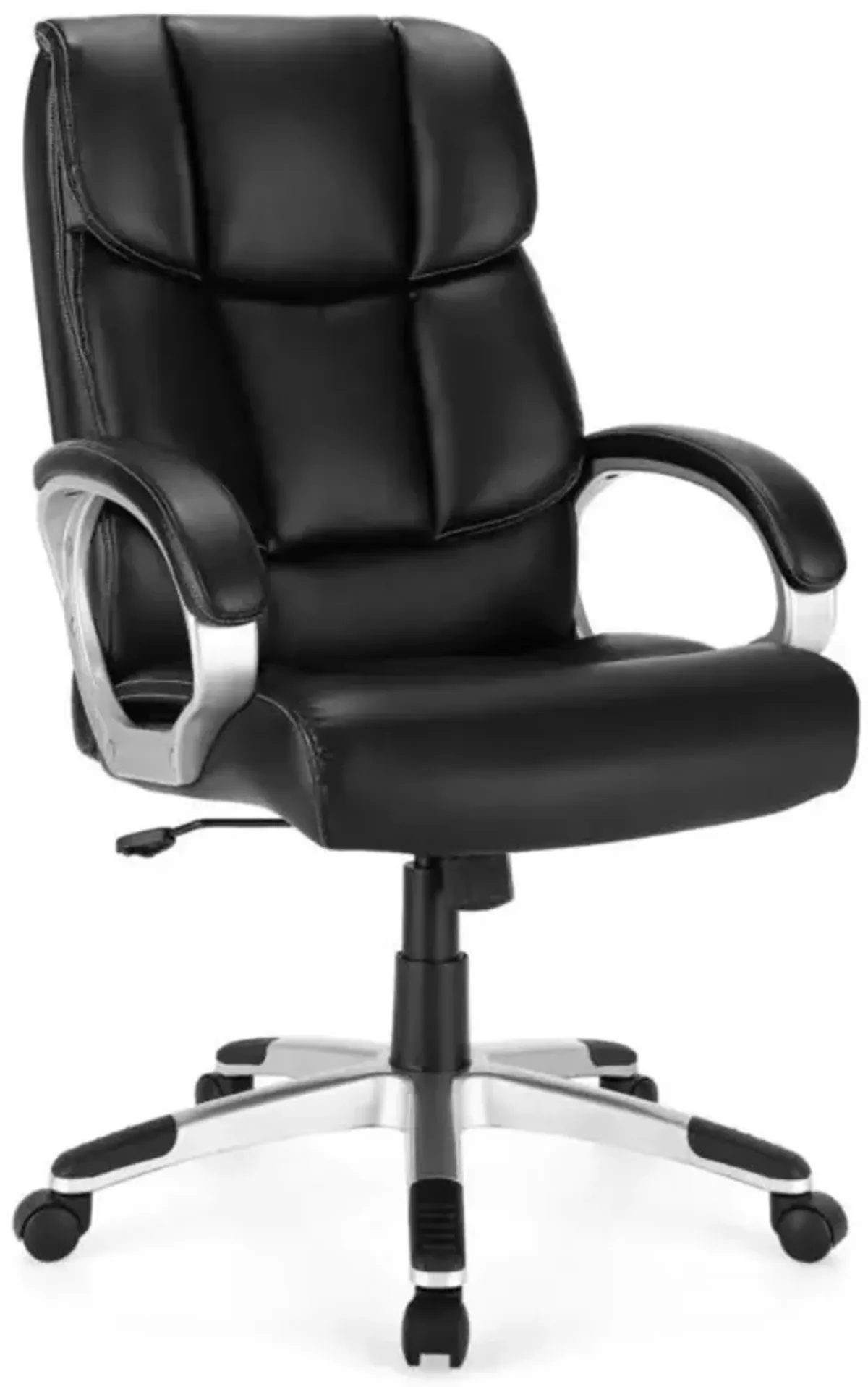 Big and Tall Adjustable High Back Leather Executive Computer Desk Chair