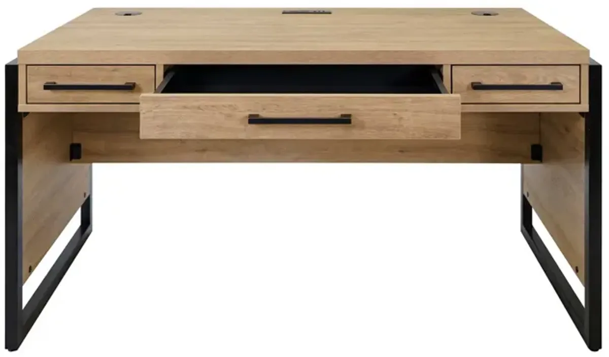 Mason 60" Writing Desk in Brown