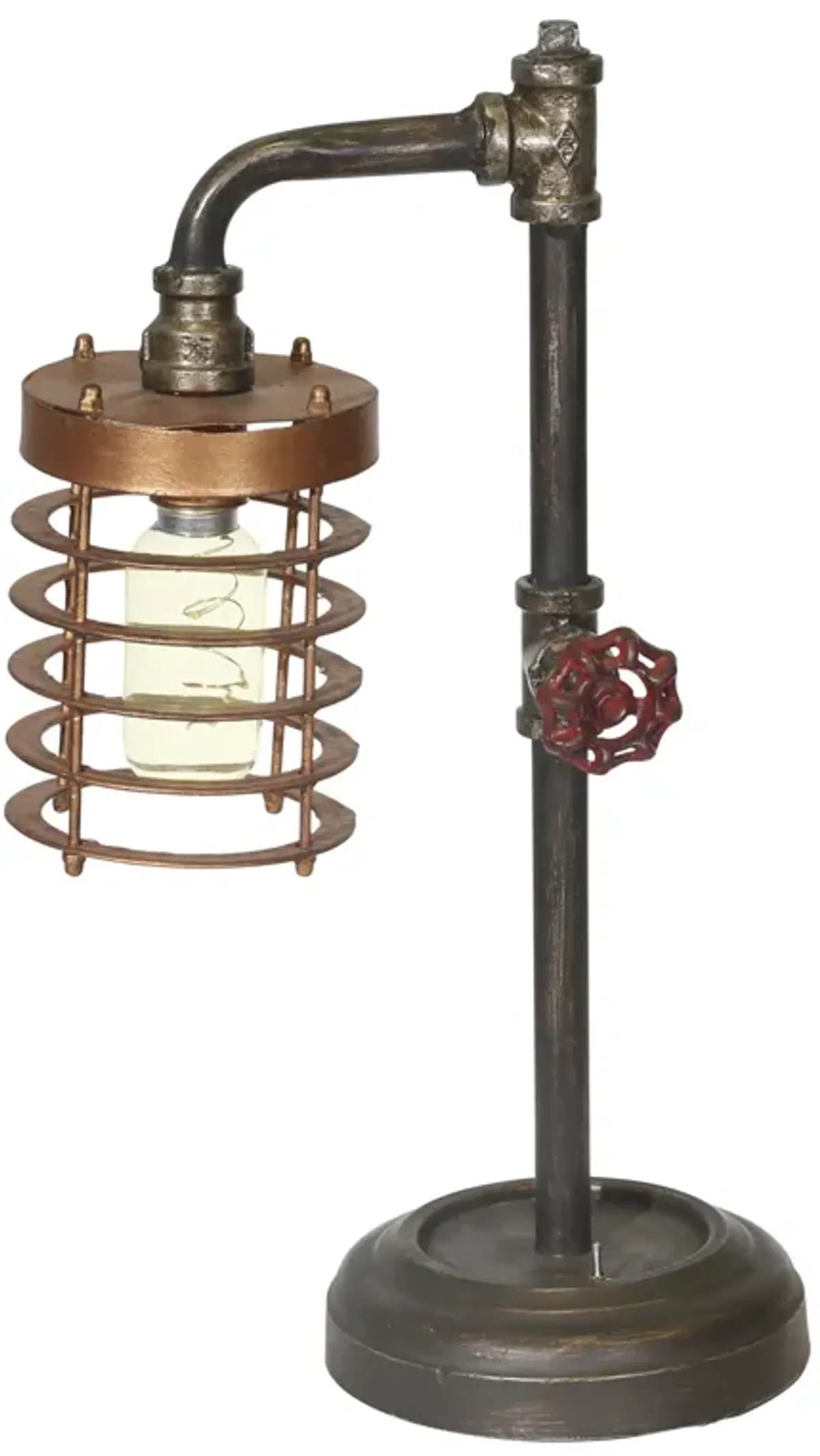 Metal Pipe Bo Rustic Lamp