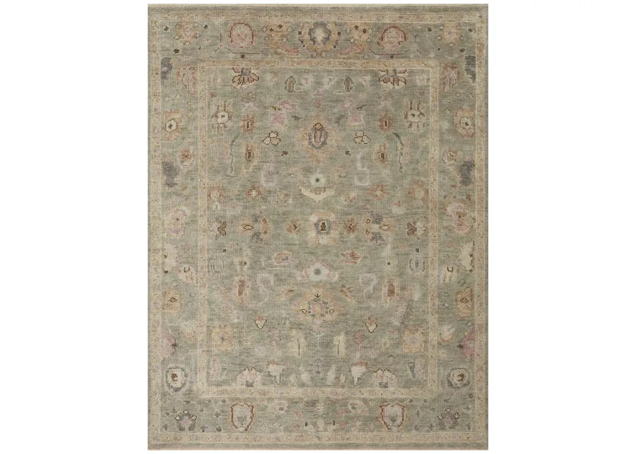 Helena HEL03 Sage/Sunset 5'6" x 8'6" Rug