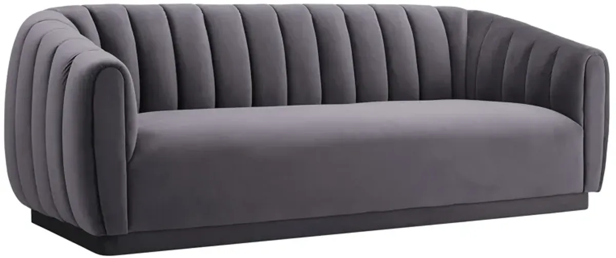 Arno Mauve Velvet Sofa