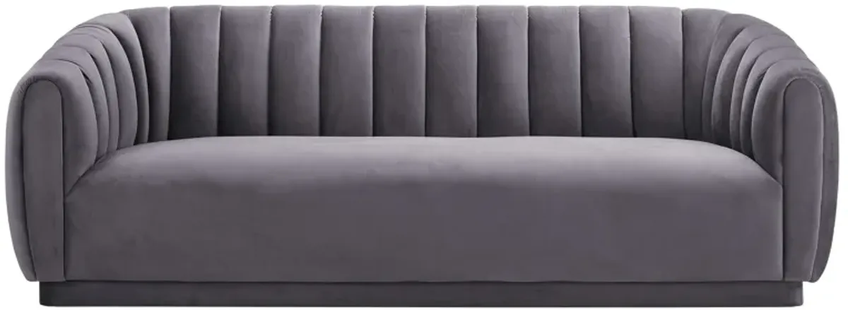 Arno Mauve Velvet Sofa