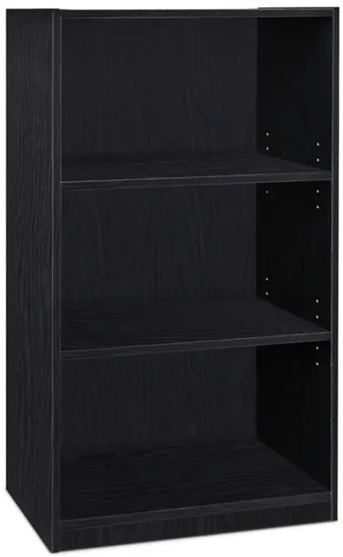 JAYA Simple Home 3-Shelf Bookcase, Black