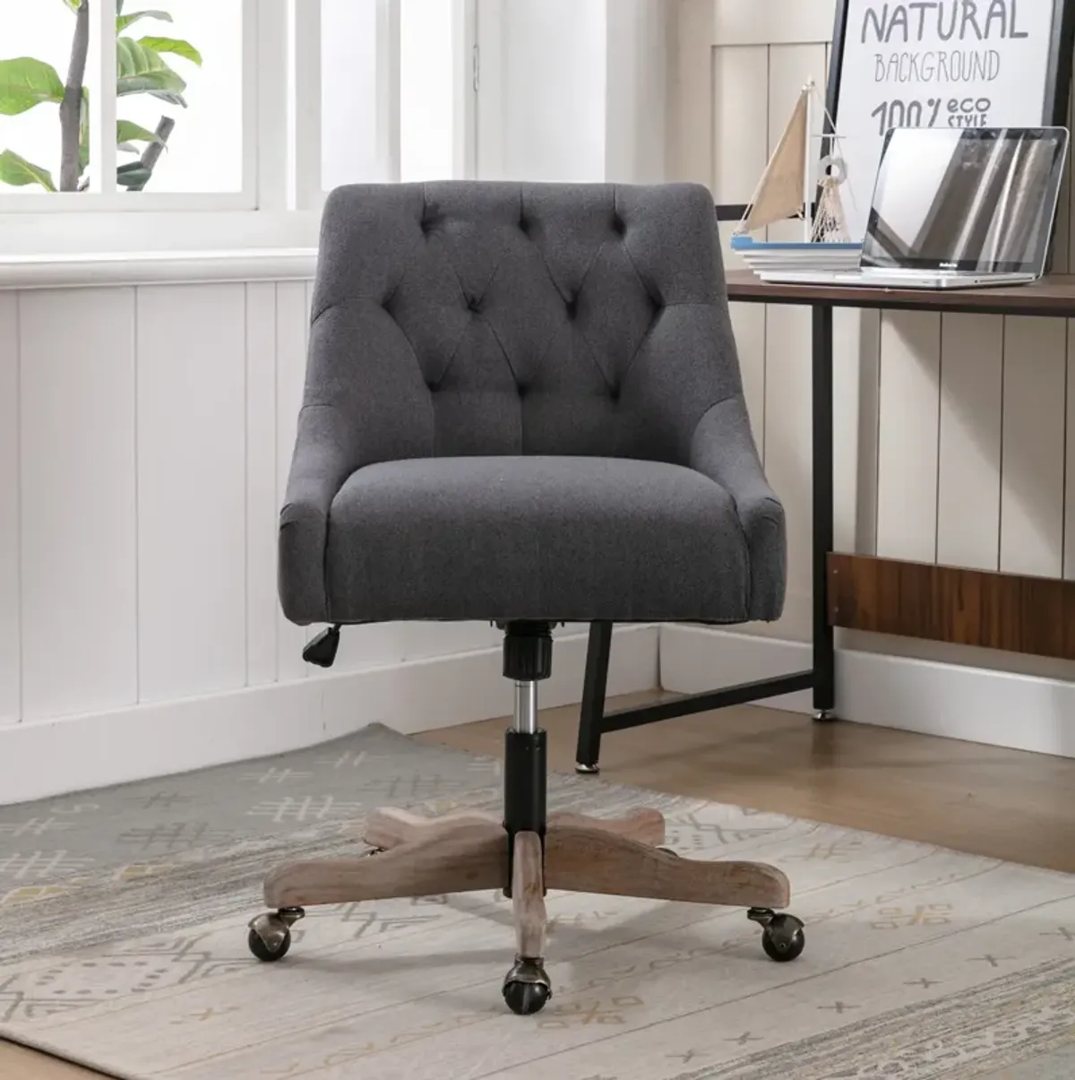 Swivel Shell Chair for Living Room/Modern Leisure office Chair