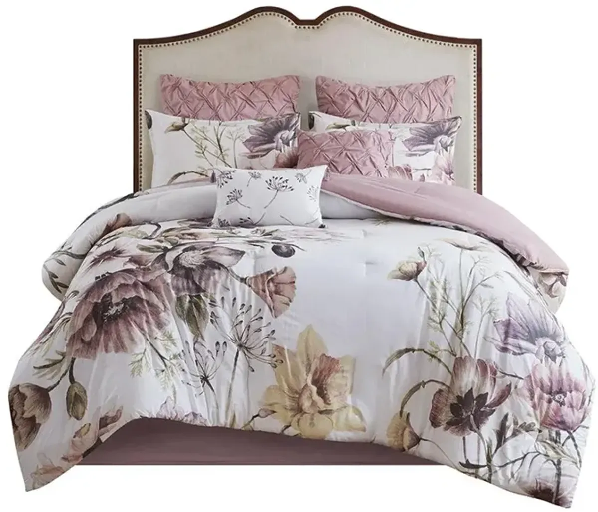 Belen Kox Romantic Blooms 8-Piece Cotton Comforter Set, Belen Kox