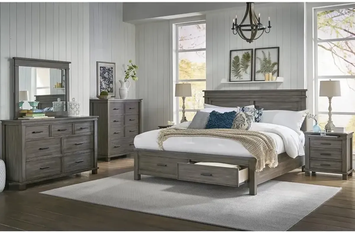 Belen Kox Greystone King Storage Bed, Belen Kox