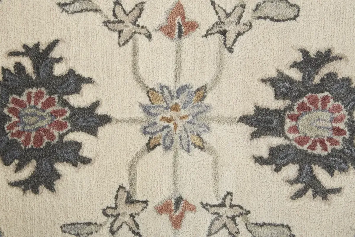 Rylan 8641F Ivory/Blue/Tan 5' x 8' Rug