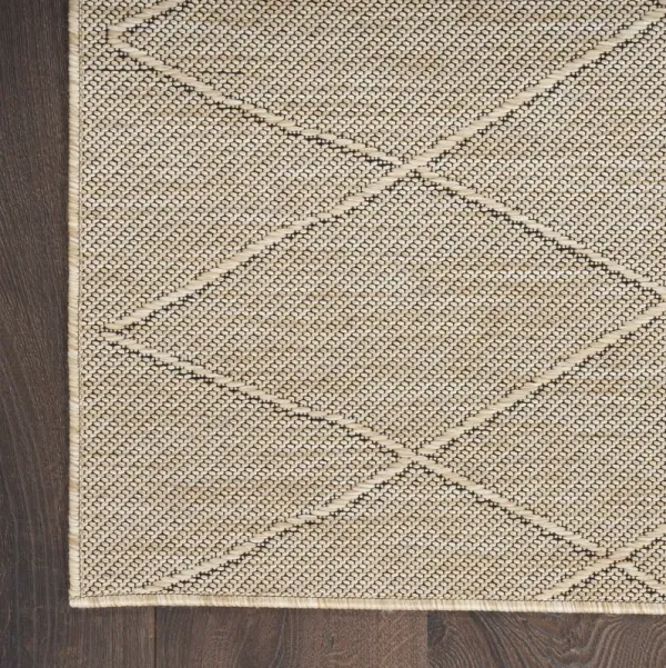 Washable Solutions WSL01 Natural 8' x 10' Rug