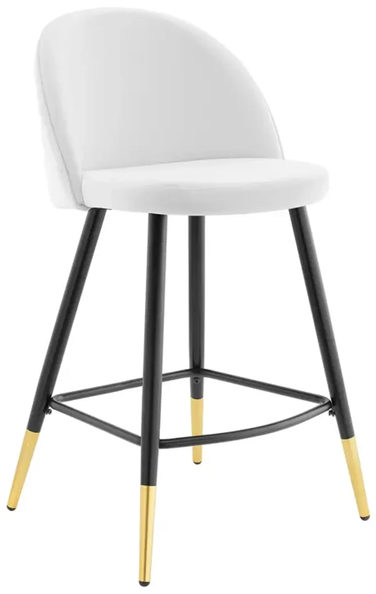 Cordial Performance Velvet Counter Stools - Set of 2