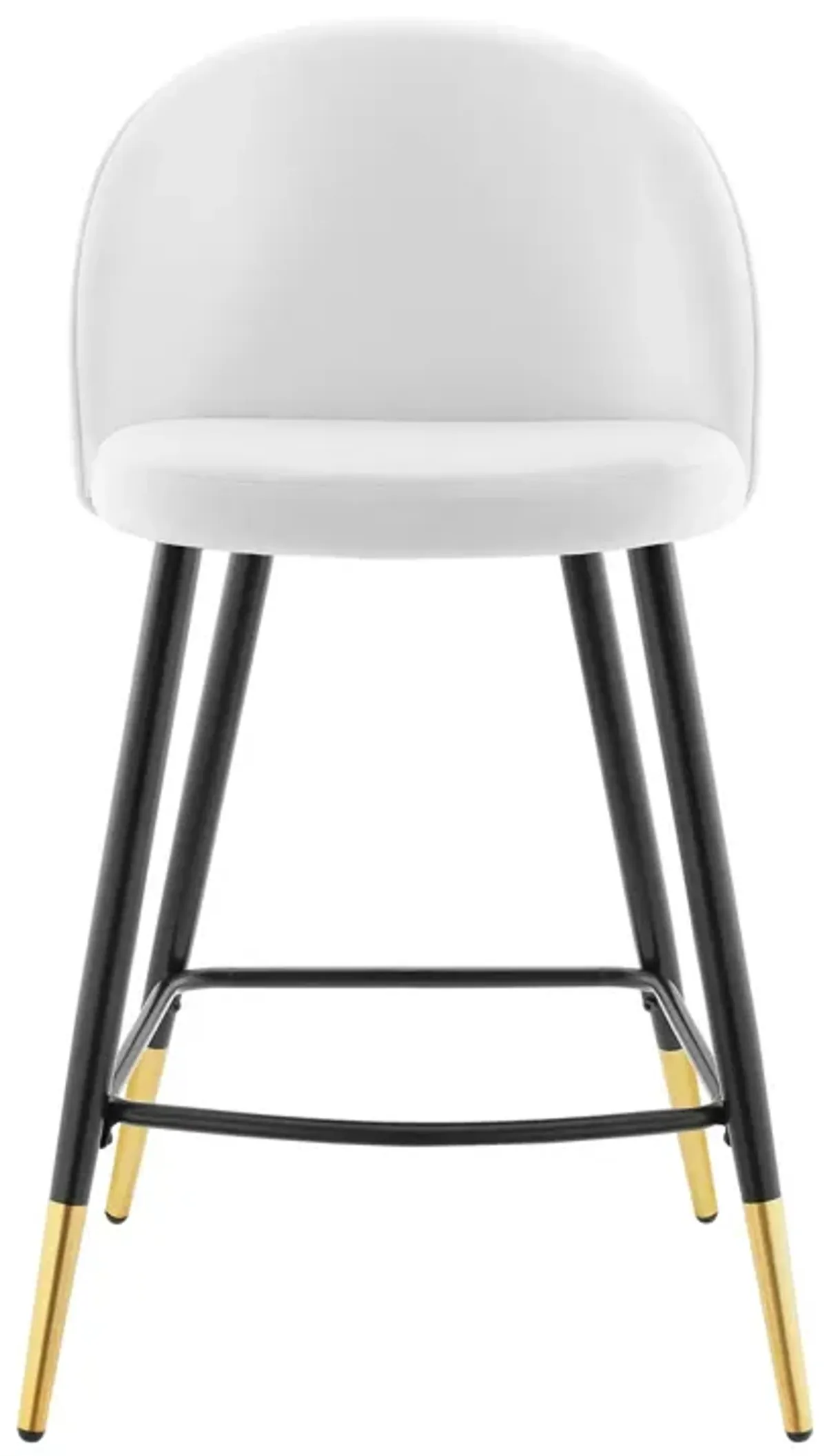 Cordial Performance Velvet Counter Stools - Set of 2