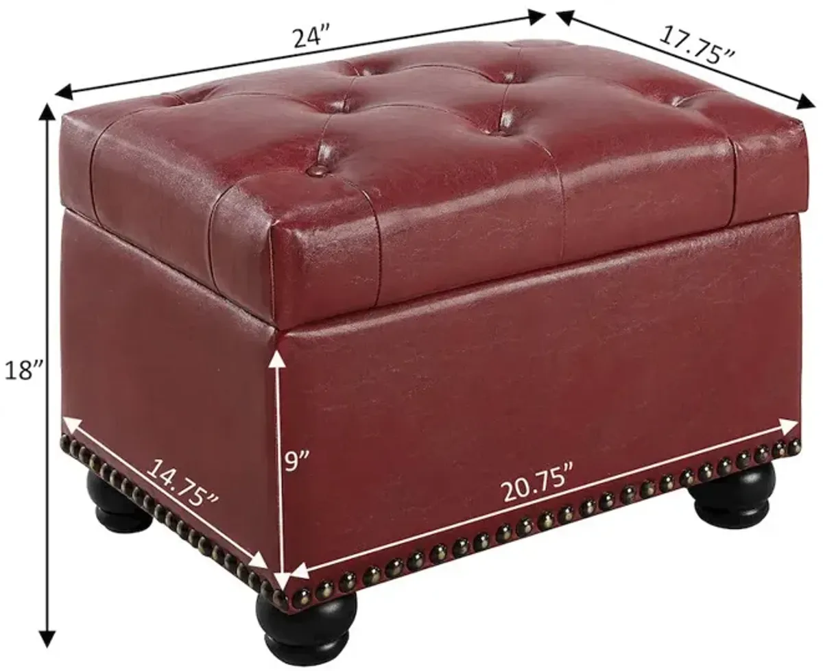 Convience Concept, Inc. Designs4Comfort 5th Avenue Storage Ottoman