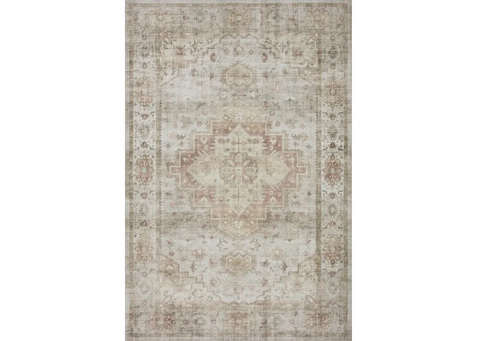 Heidi HEI02 Sage/Multi 3'6" x 5'6" Rug by Loloi II