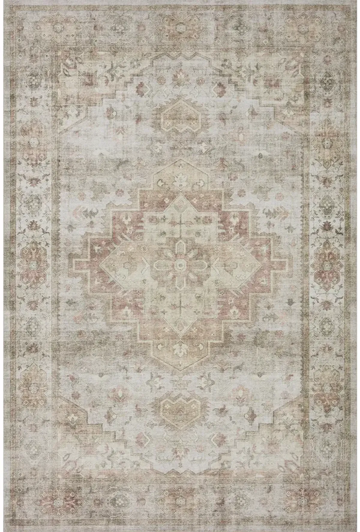 Heidi HEI02 Sage/Multi 3'6" x 5'6" Rug by Loloi II