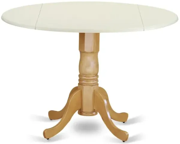 Dining Table Linen White & Oak, DLT-LOK-TP