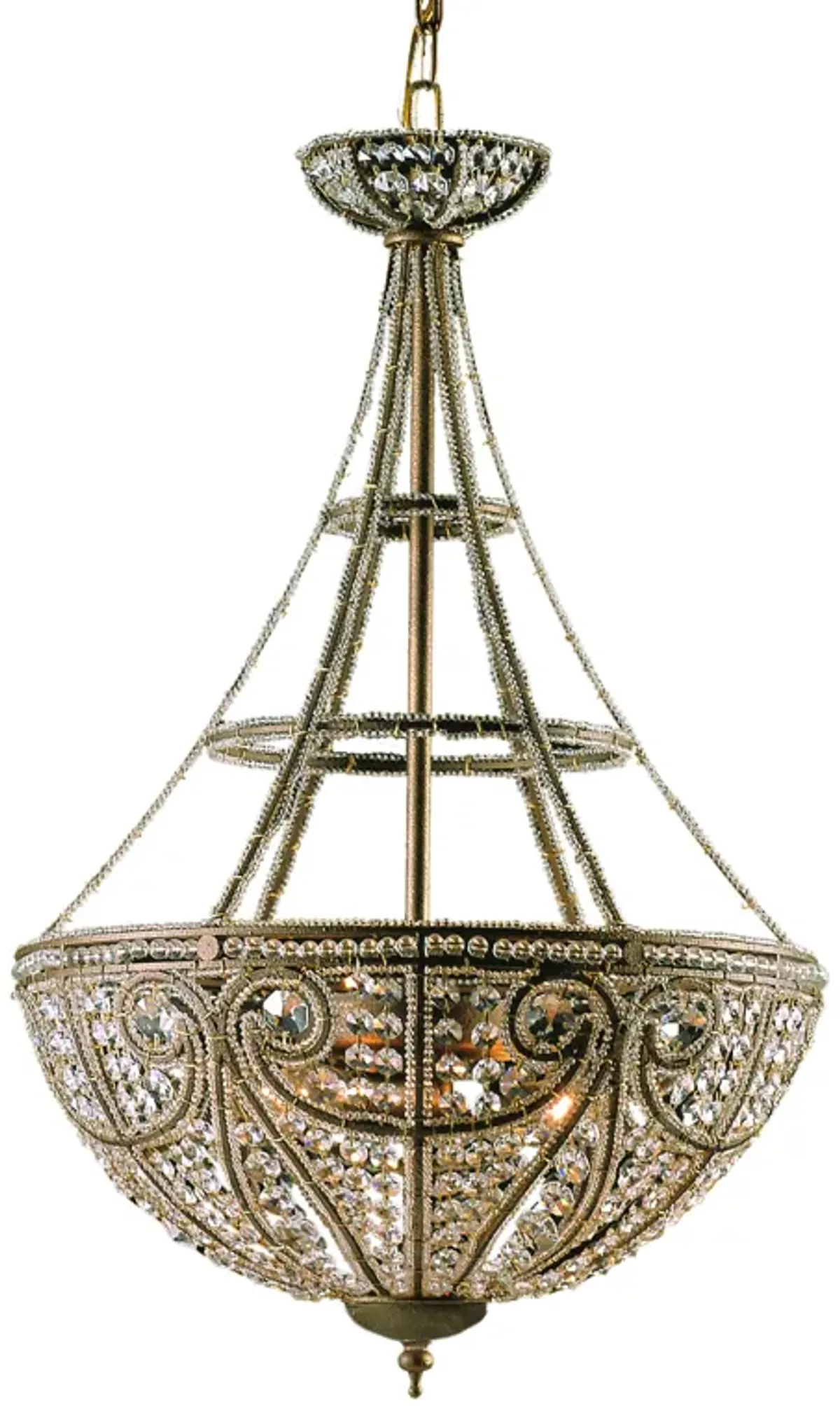 Elizabethan 17'' Wide 4-Light Pendant
