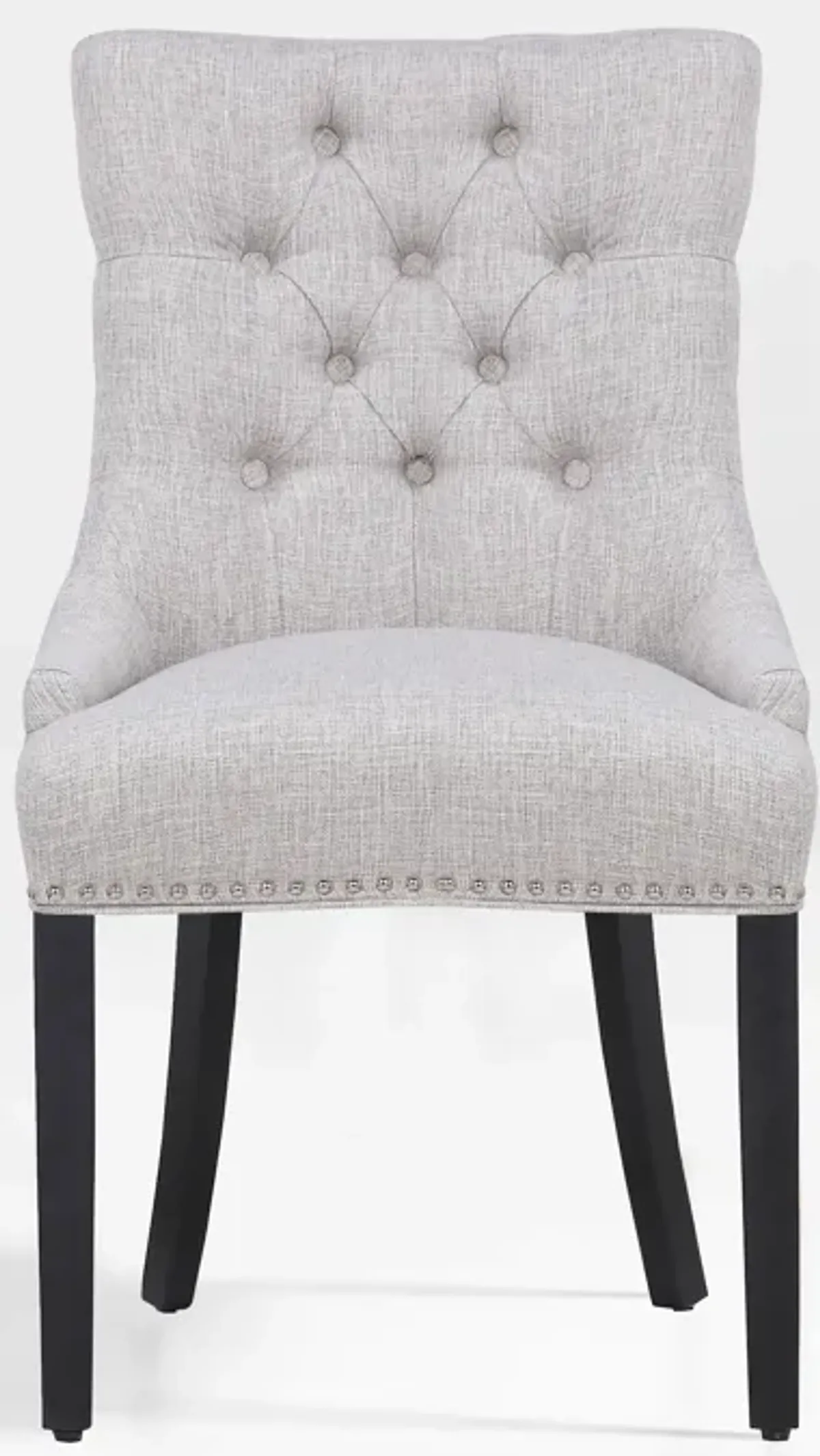 WestinTrends Upholstered Wingback Button Tufted Dining Chair