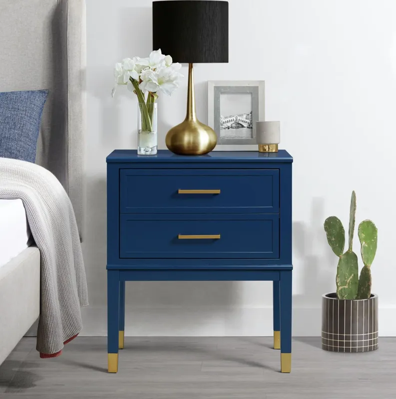 Brody Side Table in Navy