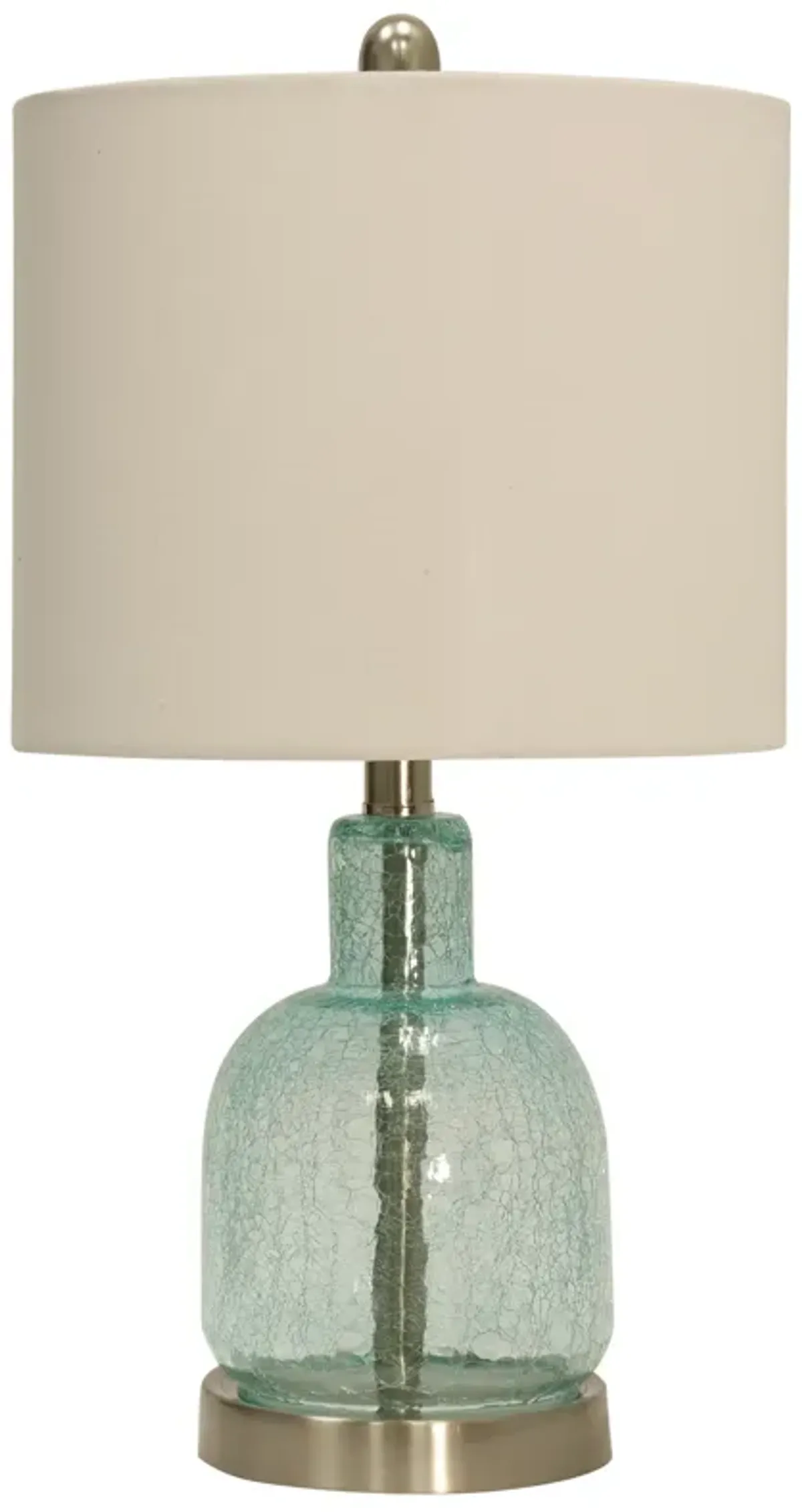 Glass/Metal Table Lamp