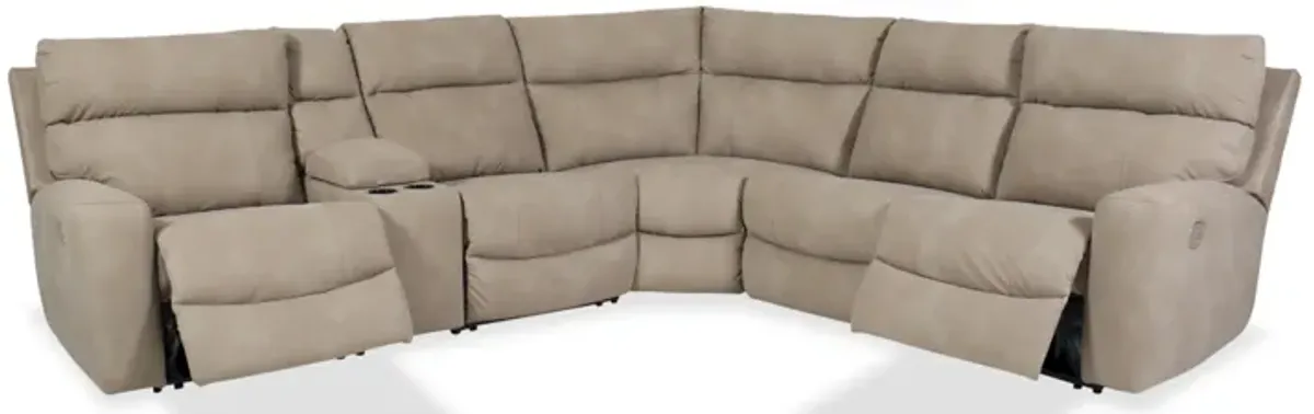 Next-gen Durapella 6-Piece Power Reclining Sectional