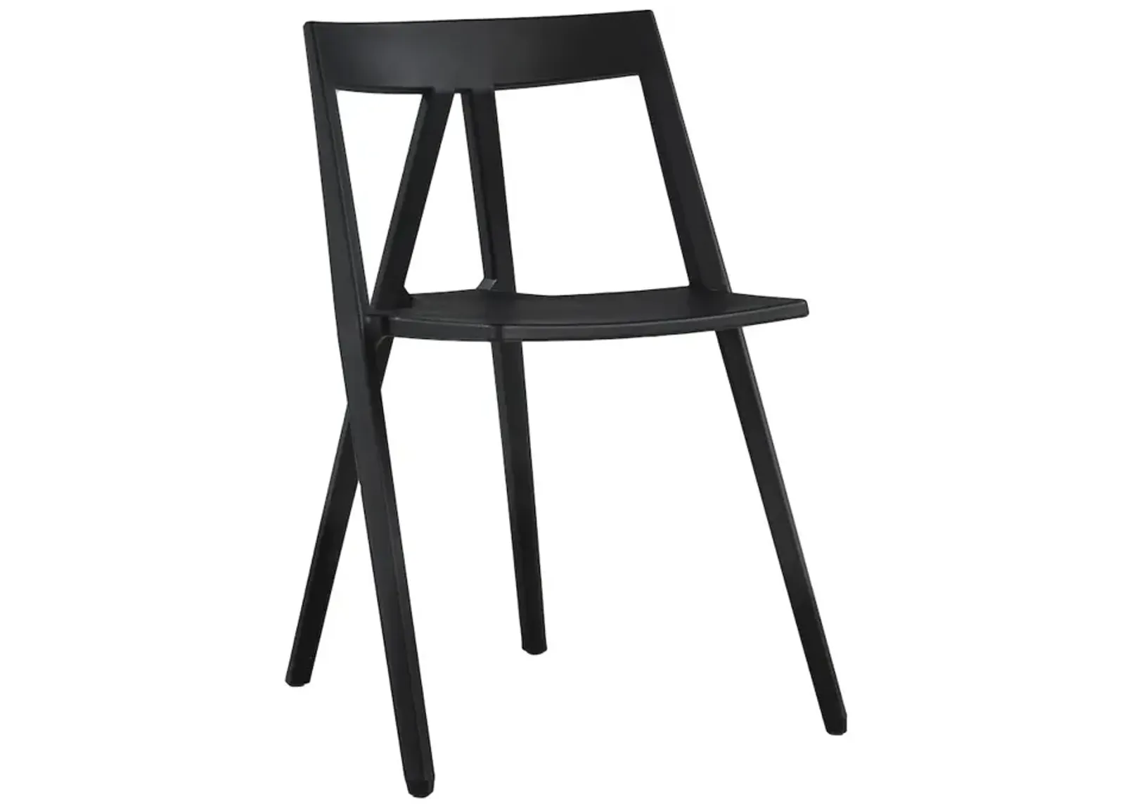 Commerical Seating Products Milan Armless Black Chairs