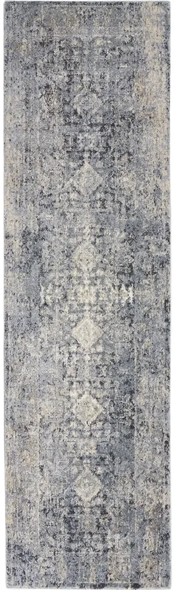 Moroccan Celebration KI3M1 Slate 2'2" x 7'6" Rug