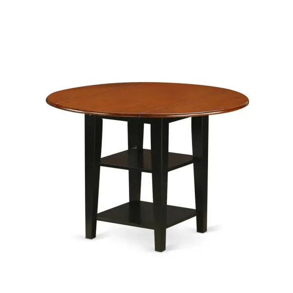 Dining Table Black & Cherry