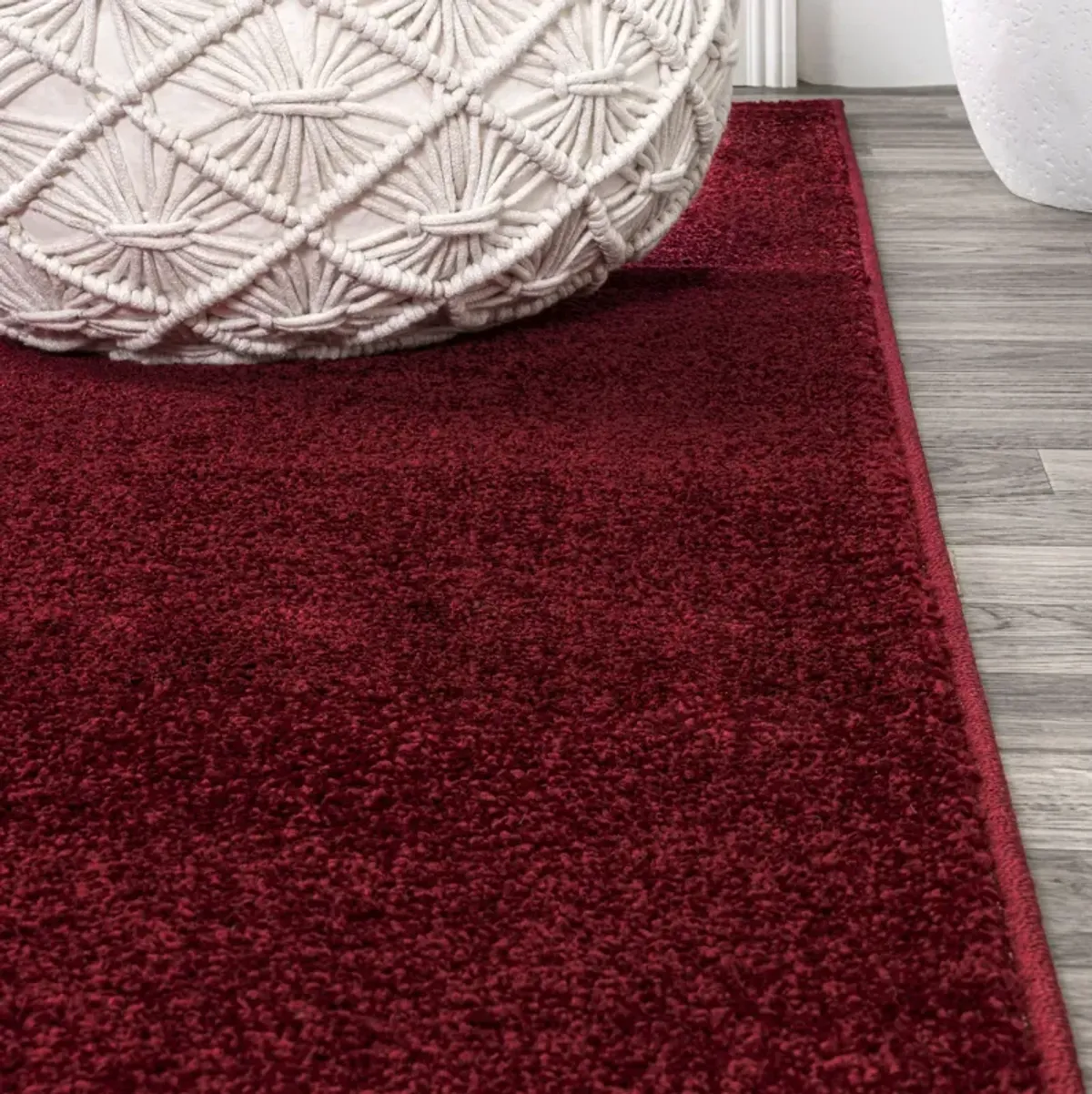 Haze Solid Low Pile Area Rug