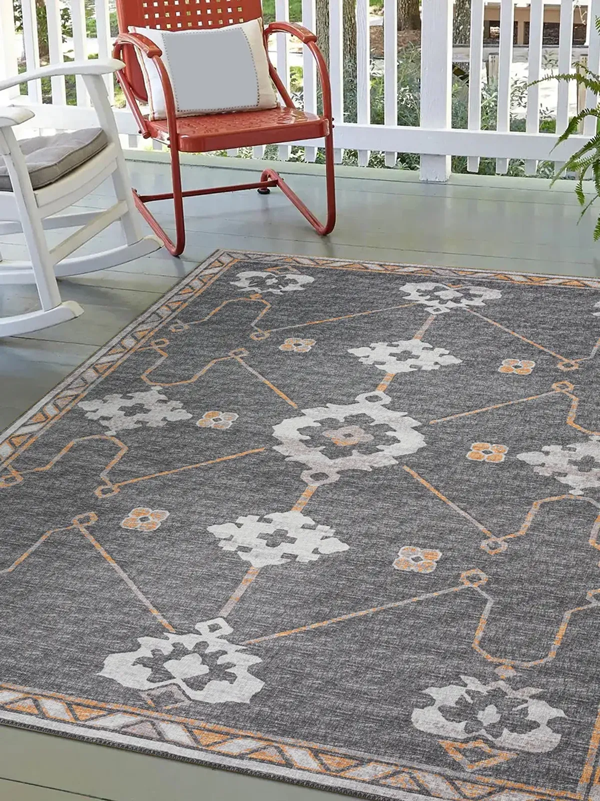 Sedona SN16 Charcoal 9' x 12' Rug