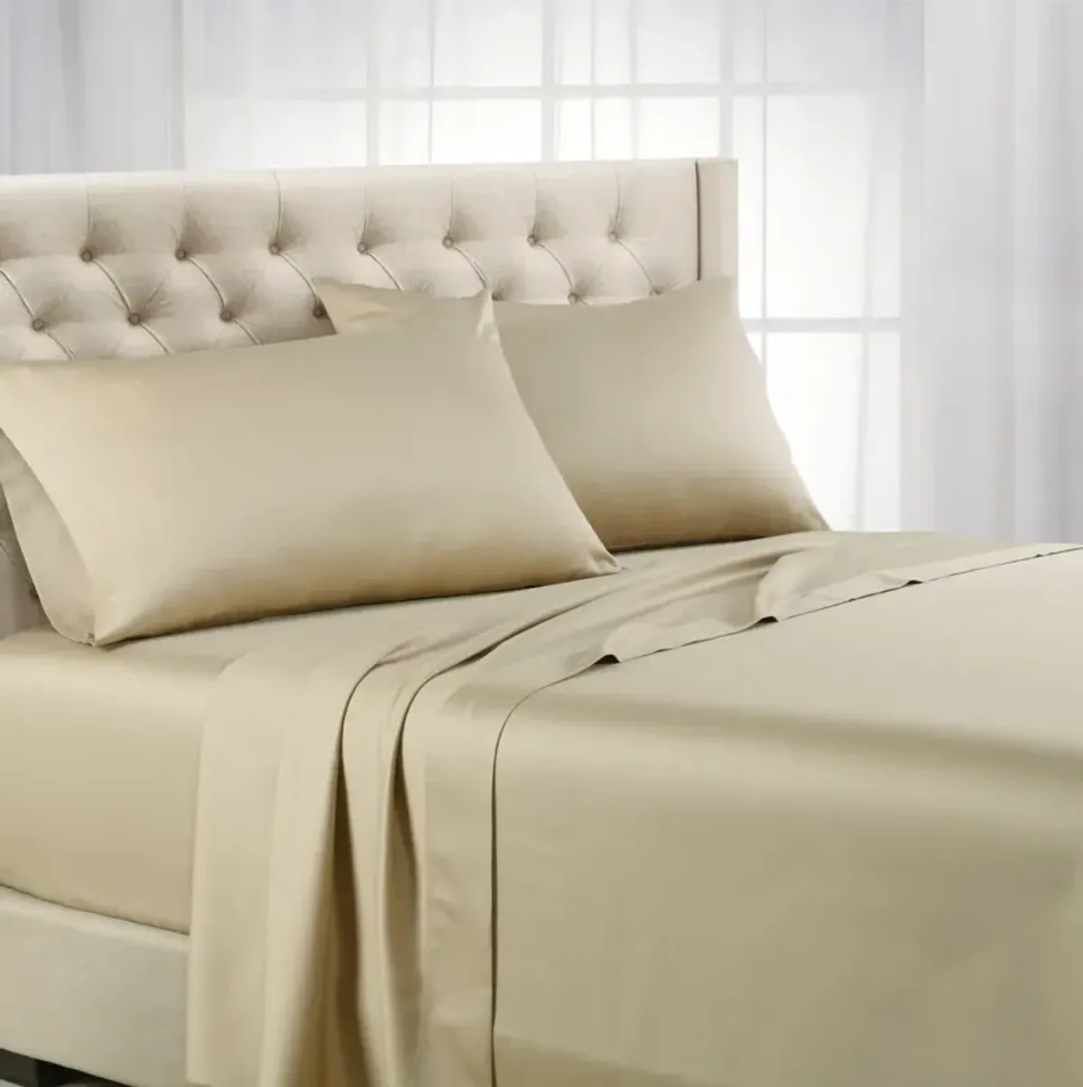 Egyptian Linens - Luxury & Heavy 1000 Thread Count Solid Sheet Set