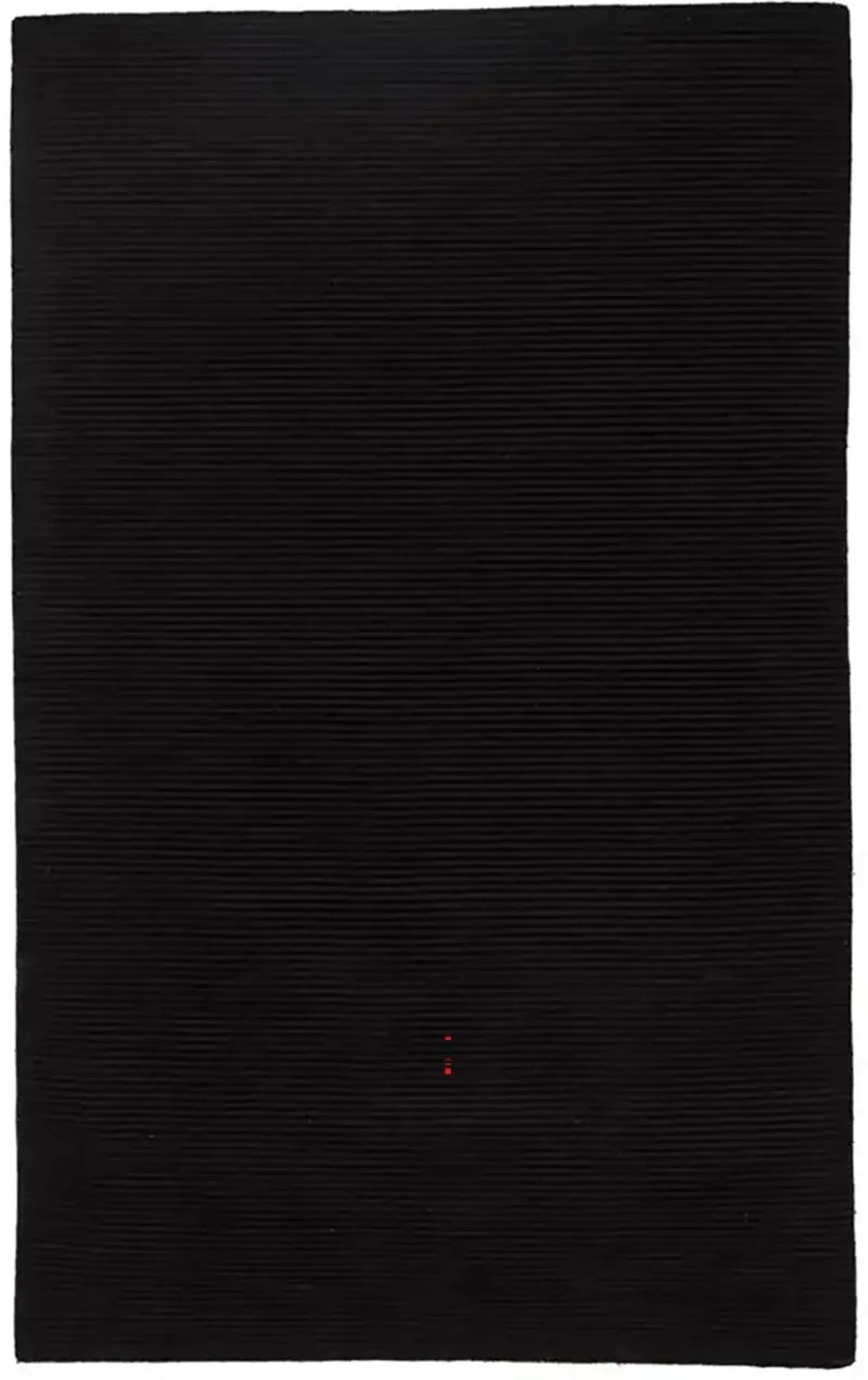 Basis Black 2'6" x 8' Runner Rug