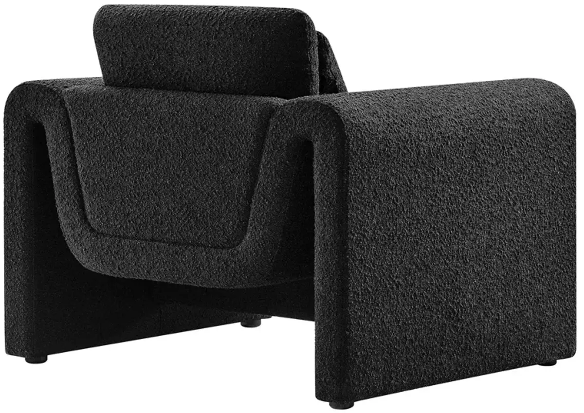 Waverly Boucle Upholstered Armchair