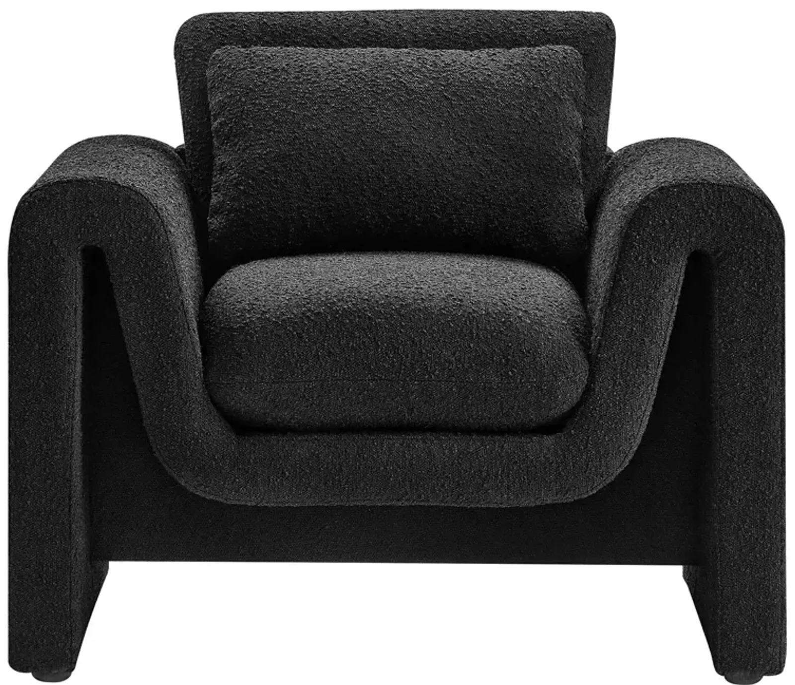 Waverly Boucle Upholstered Armchair