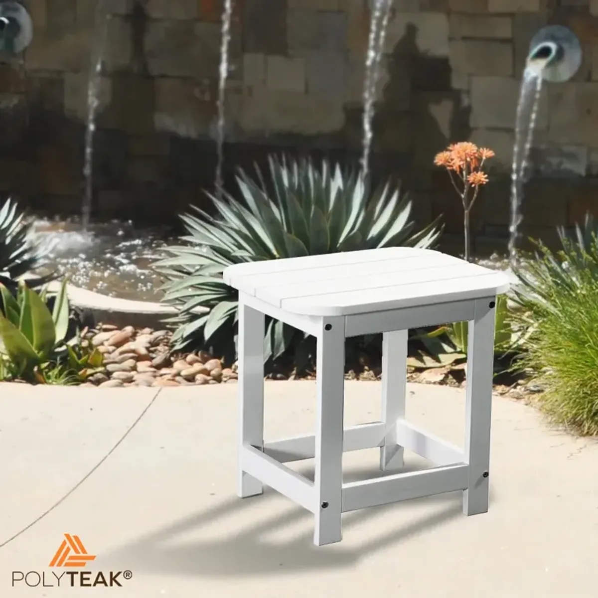 PolyTEAK Outdoor Compact Side Table