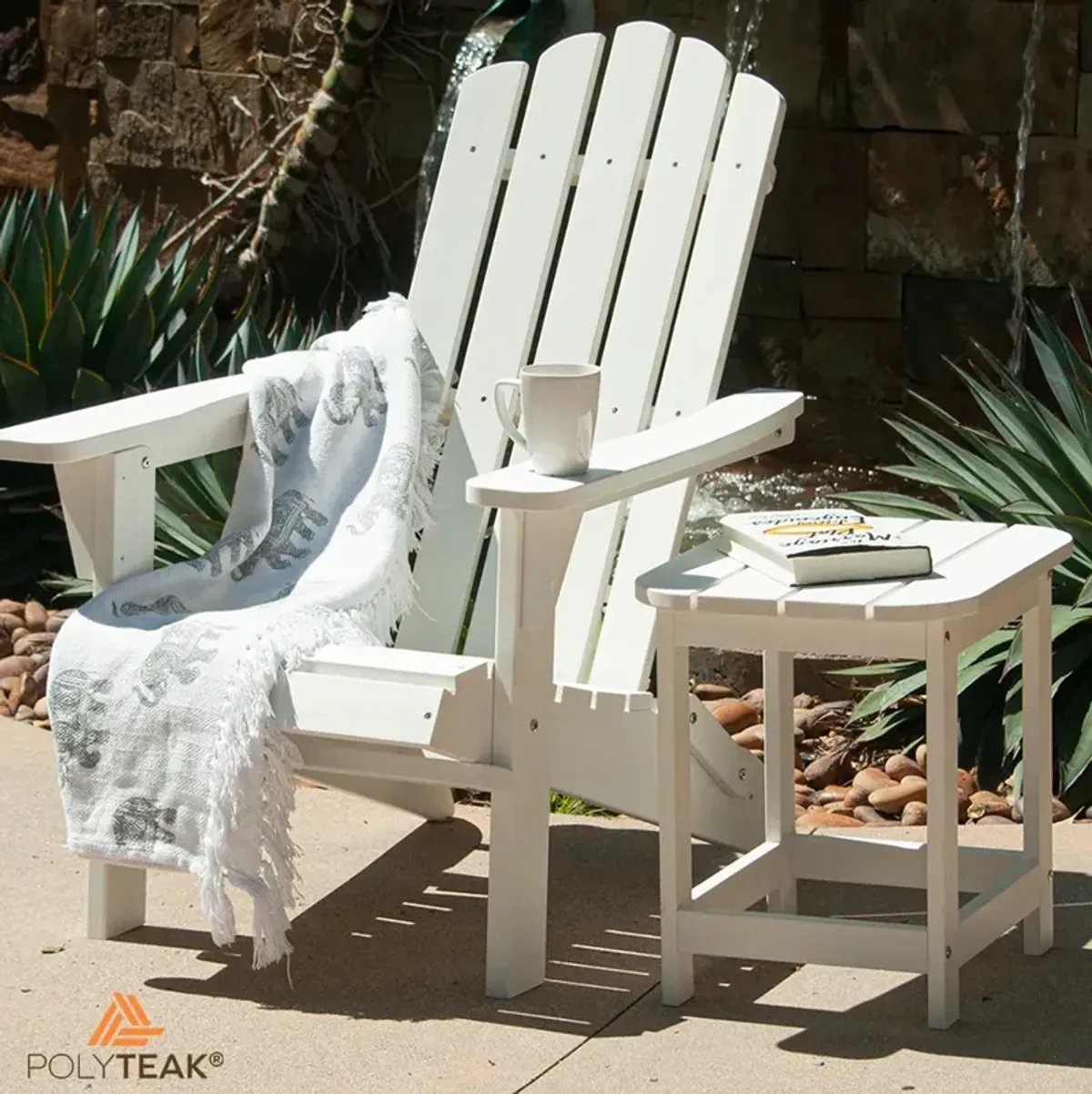 PolyTEAK Outdoor Compact Side Table