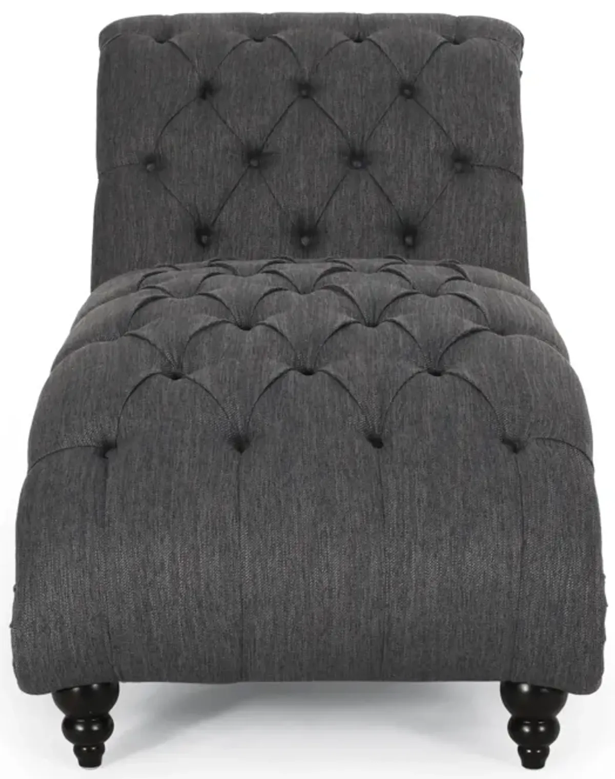 Indulge in Comfort & Style Curved Button Tufted Stitched Lounge Chair