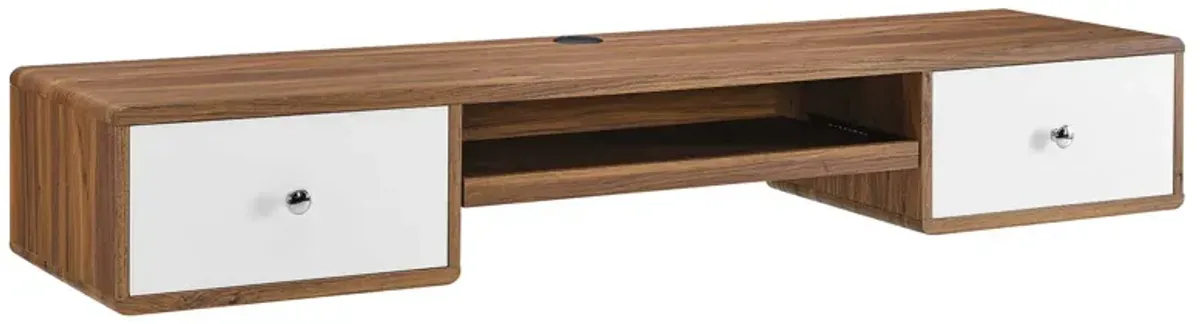 Transmit 60" Wall Mount Wood Office Desk