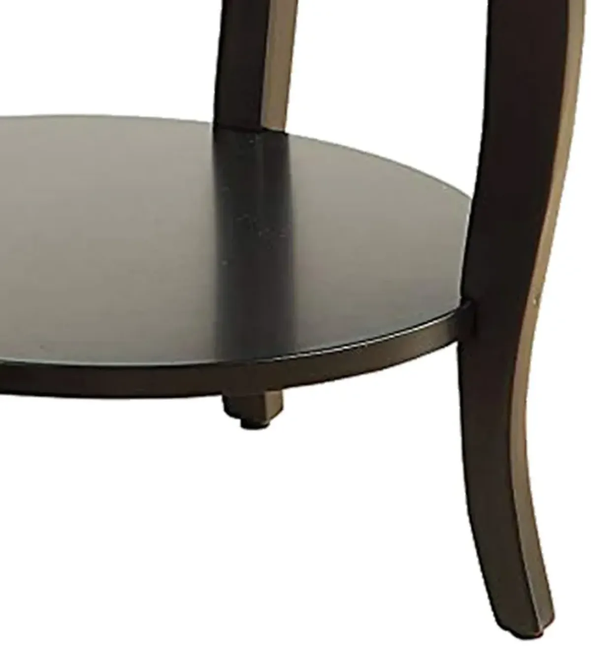 Alysa End Table, Black-Benzara