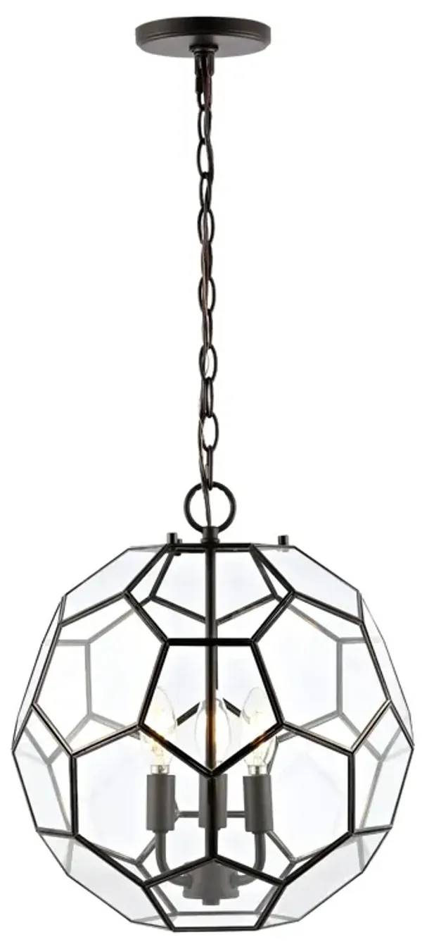 Bee Modern Bohemian Iron/Glass LED Pendant